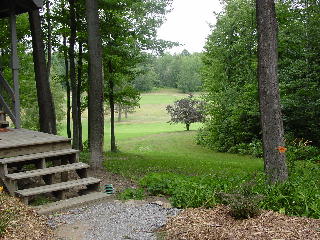 View of the 14th and 15th fairways on the Wilderness Valley Golf Course in Gaylord Michigan.
